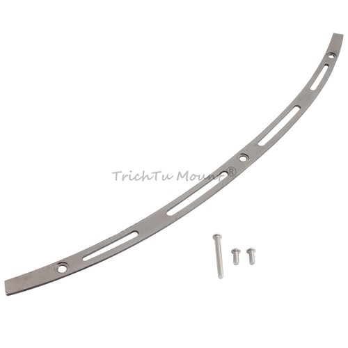 Chrome Batwing Fairing Windshield Windscreen Trim For Harley Touring 2014-2022 - Foto 13 di 18