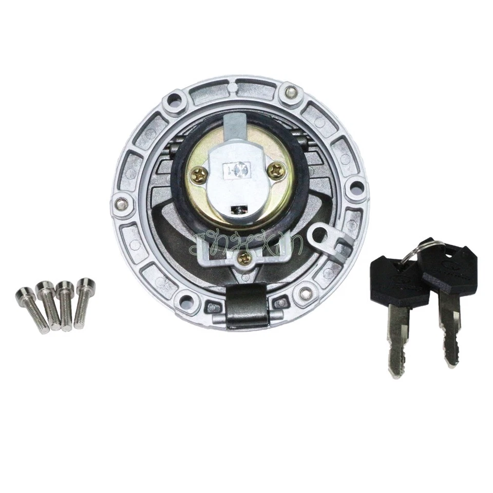 Fuel Gas Tank Cap Cover Lock For Kawasaki Ninja EX 250R 2008-2012 2009 2010 2011 - Image 2 of 4