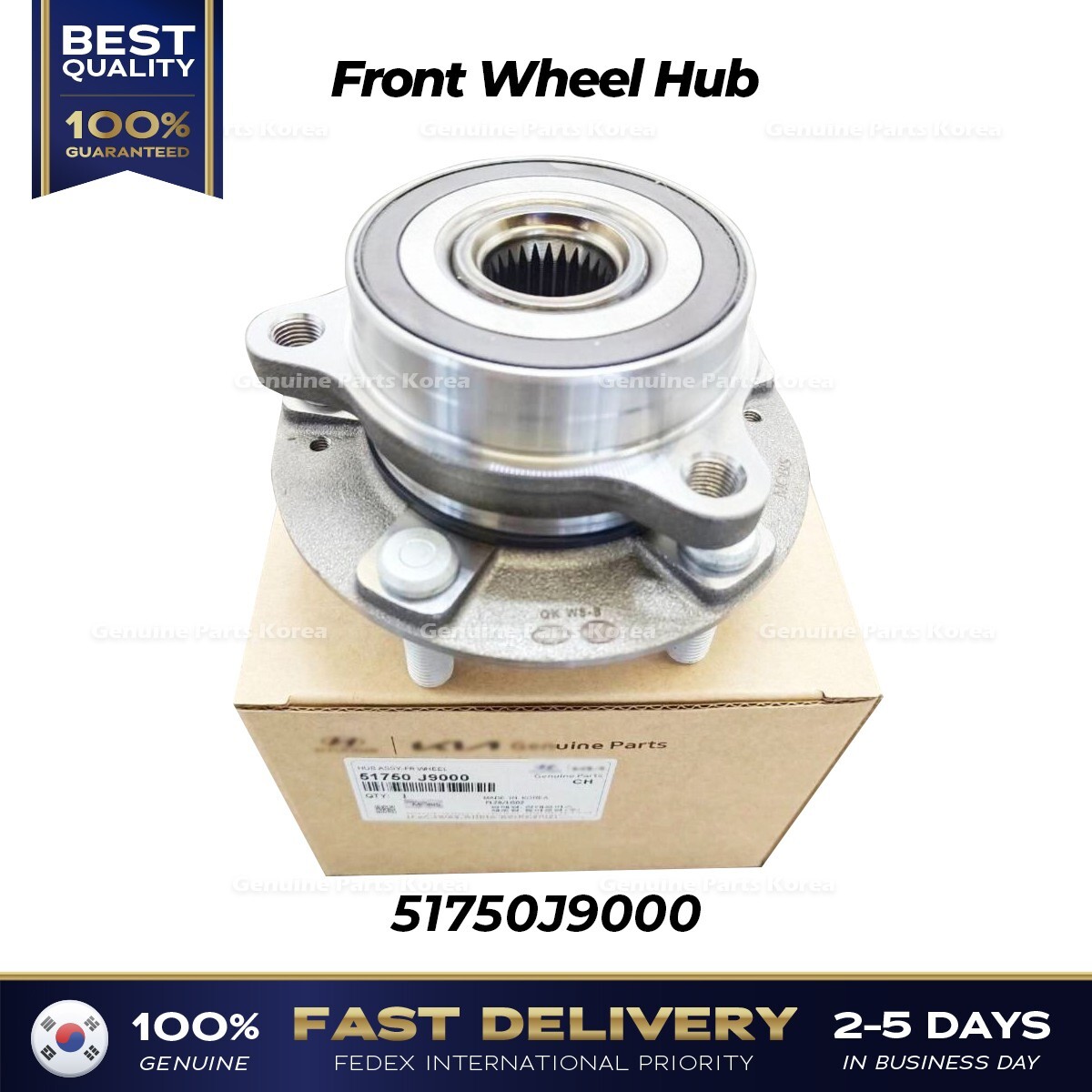 27500→25000 wheel hub for hyundai 51750-24500 51750-25000 51750-2D003