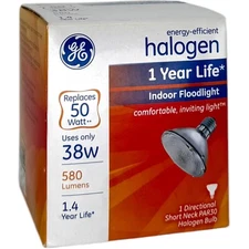 GE Lighting 69166 PAR30 38W Indoor Floodlight Bulb 580 Lumens Bright Short Neck