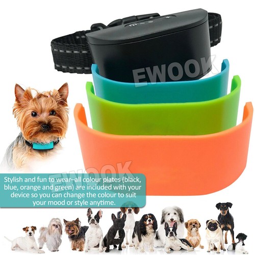 Anti Bark Auto Dog Training Collar Sound Non-Shock Stop Barking Rechargeable - Picture 8 of 14