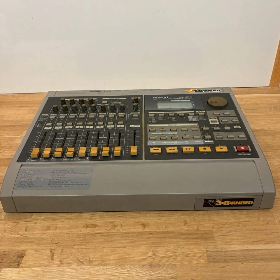 Roland VS-880 Multitrack Recorder Digital Studio Workstation Japan Used - Image 4 of 4