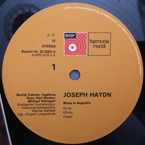 K552 Haydn Mass Valente Russ Markus Langenbeck Harmonia Mundi 20 20351-2 St - Picture 2 of 4