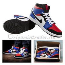 Nike Air Jordan 1 Mid 'Top Three' 554724-124 Size 16 UK, 51.5 EUR