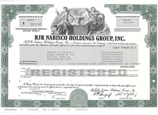 US, RJR NABISCO HOLDINGS GROUP, INC. 1991 $6825 Bond.