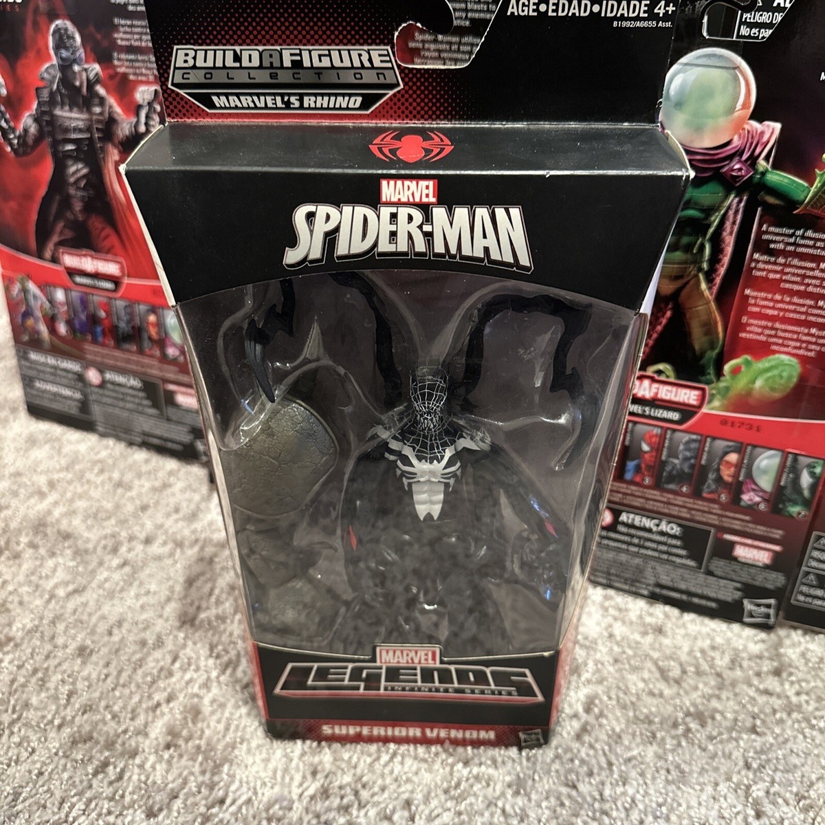 Marvel Legends Infinite Series - Action Figure Anti-Venom 15cm - Con Pezzo Per Costruire Hobgoblin (Gamba Destra) - 2
