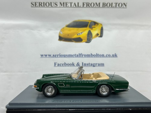 **NEO NEO45020 1961 AC 428 FRUA CONVERTIBLE GREEN 1:43 SCALE** - Picture 4 of 12