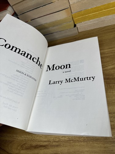 COMANCHE MOON by LARRY McMURTRY Uncorrected Proof Advance Reading copy ARC - Picture 9 of 13
