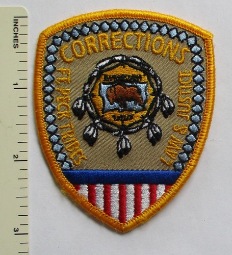 MONTANA FORT PECK TRIBES CORRECTIONS TRIBAL PATCH Original 3-Inch