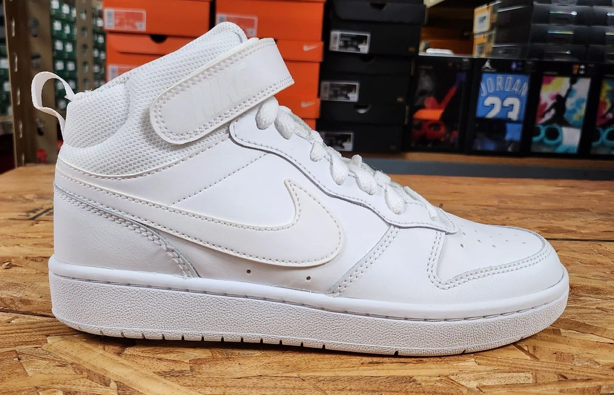 Grade school sales white sneakers