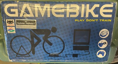 Cateye Gamebike Virtual Trainer Game bike Video exercise racing system ps1 ps2