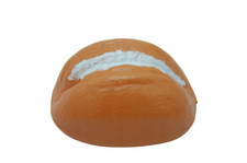 Play Food Life Size Dinner Roll New