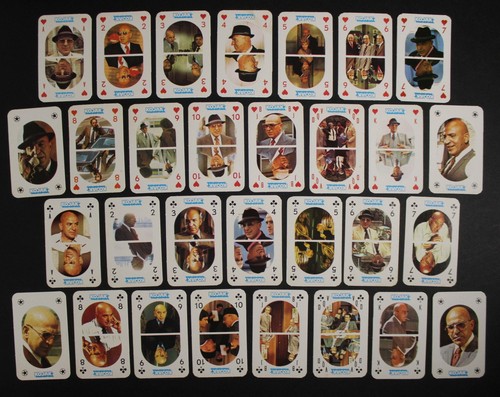 Carte da gioco Monty Gum Kojak 1975 set completo (56) quasi nuove/mt *DA67 - Foto 2 di 2