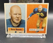 1957 Topps Football Dave Hanner #21 Green Bay Packers