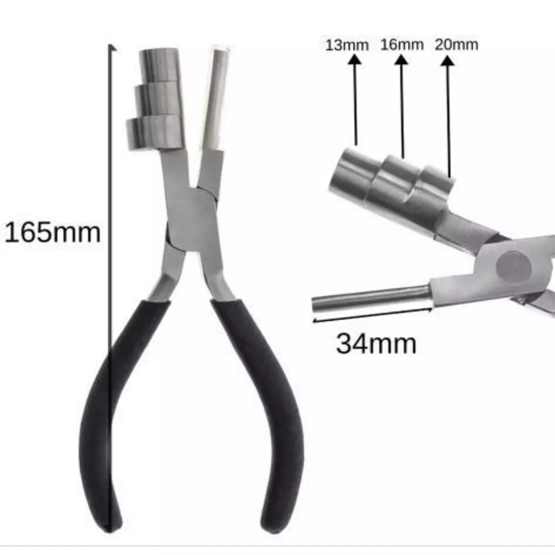 3 step wrap n tap winding forceps wire bending looping and bail making pliers