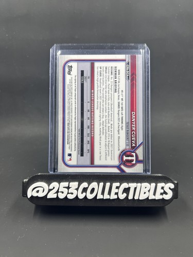2022 Bowman Chrome Danyer Cueva 1st Prospect Autograph Auto #CPADCA Rangers - Picture 2 of 2