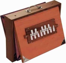 Musical Instrument Shruti Box, Ply Wood Shruti Box With Bag and Tuned to 432Hz