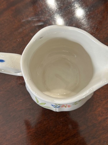 Vintage Sears Country French Ironstone Floral Creamer 4453 pattern - Picture 5 of 7