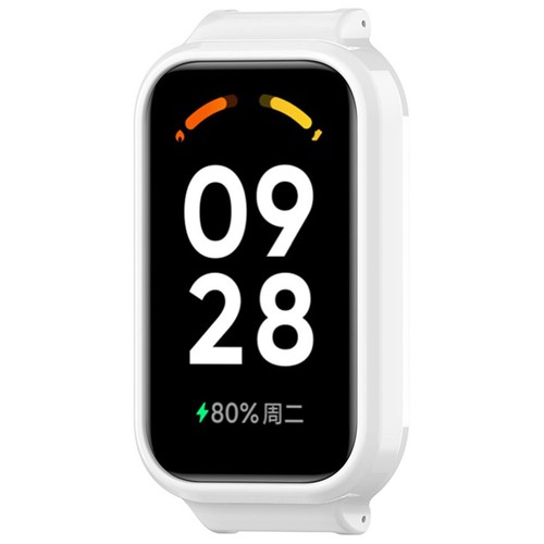 Watch Case Half-wrap Protective Bumper Cover for Mi Band 8 Active/Redmi Band 2 - Zdjęcie 3 z 17
