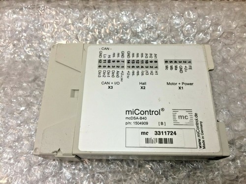 ✅ Micontrol Servo amplifier Motor controller mcDSA-B40 PN 1504909 🔥Fast DHL🔥✅ - Picture 5 of 5