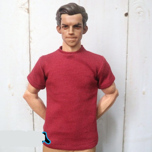 1/6 Scale Male Short Sleeve T-shirt Tops Clothes Model for 12”Action Figure Body - Picture 1 of 20