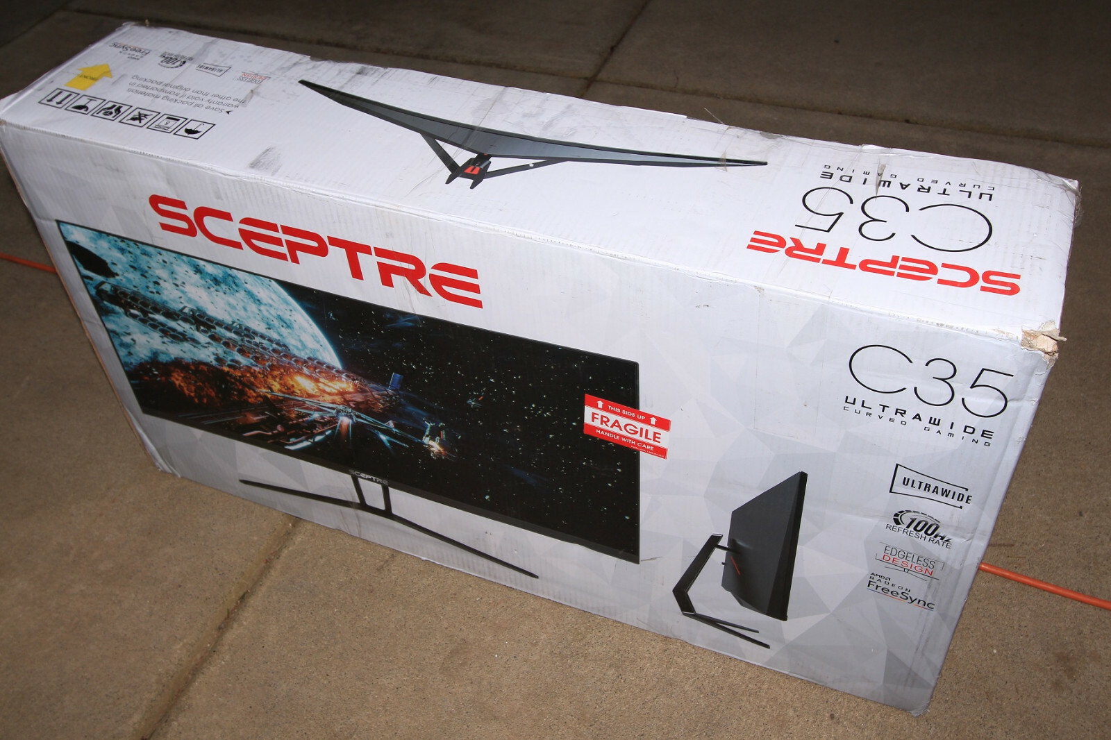 Sceptre C355W3440UN 35 inch LED Curved 