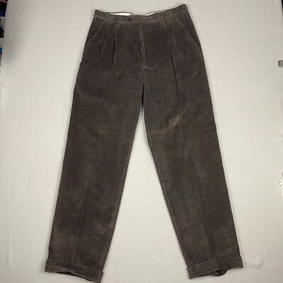 デニム・ジーパン SALVATORE FERRAGAMO Dark Brown Corduroy Flared Pant FERRAGAMO Corduroy pants | Women's Clothing | Vitkac