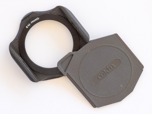 Cokin Filter Holder Made In France w/Protective Cover Cap and 52mm Ring