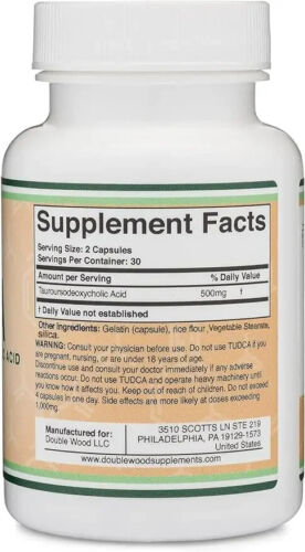 TUDCA Supplement, 500mg 60 Kapseln - Bild 3 von 7
