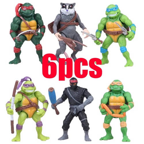 4 Stück/Set 12 cm Teenage Mutant Ninja Turtles Actionfigur Film Edition beweglich. - Bild 21 von 26
