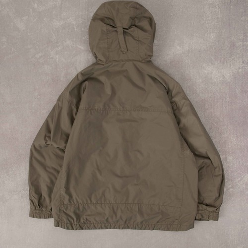 Columbia Vintage Fleece Lined Hooded Jacket M Men's Khaki Green Outdoor - Picture 2 of 6