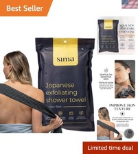 Exfoliating Washcloth Face Body Scrub Towel - Japanese Exfoliating Towel wi...