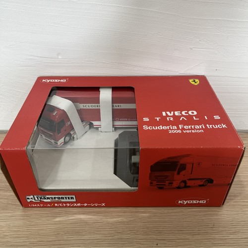 SUPER Very Rare Kyosho RC TRANSPORTER SCUDERIA Ferrari TRUCK 2006Ver 1/64 JP F/S - Picture 20 of 24