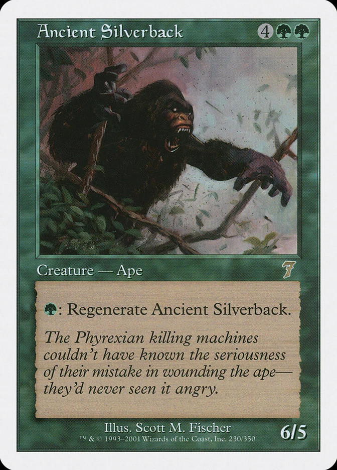 Ancient Silverback [Seventh Edition] Moderately Played
