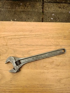 Vintage Bahco 10" Sweden Adjustable Spanner 72