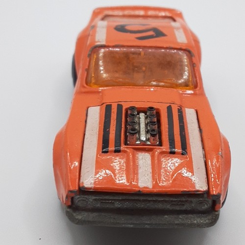 Lesney Matchbox Boss Mustang No.44 1972 Orange Made In United Kingdom - Picture 5 of 9