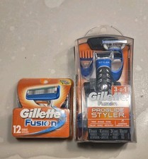 Gillette Fusion Proglide Styler 3 in 1 Shaver Trim Waterproof Plus 16 Refills