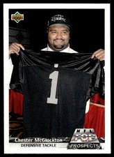 1992 Upper Deck Gold Chester McGlockton Los Angeles Raiders #G15