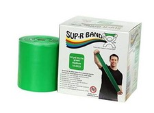 10-6323 Sup-R Latex Free Exercise Band, 50yds Length, 50 yd Green: Medium