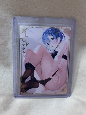 Rem Rezero Metal Waifu Card