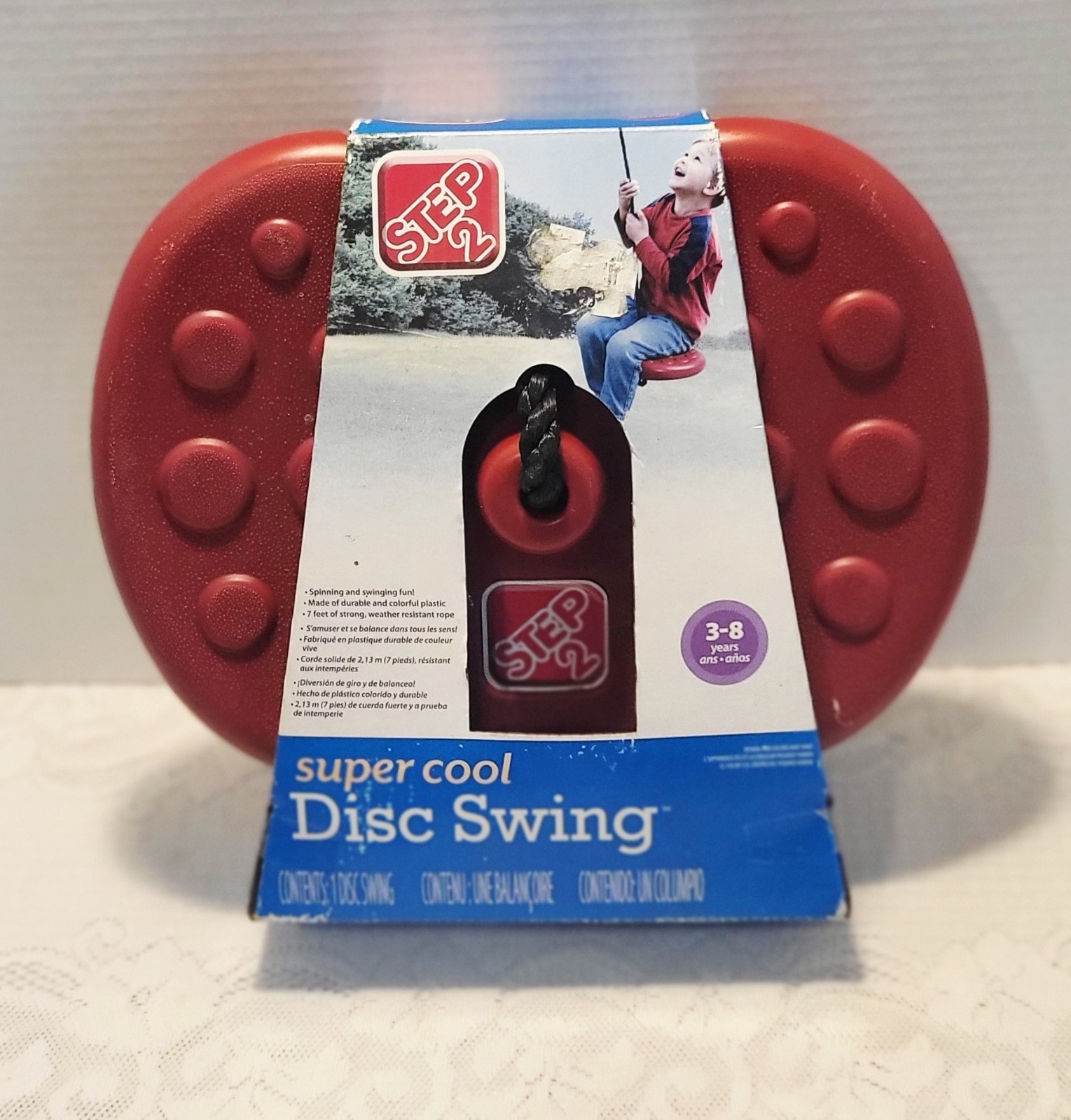 Step 2 Super Cool Disc Swing NIP 7 Feet Of Rope Durable Plas