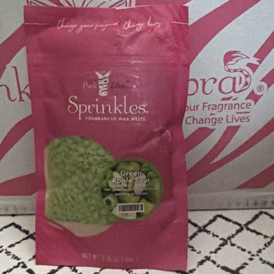 Pink Zebra Sprinkles Wax Melts Green Apple Pear Prosecco 3.75 oz Non-Toxic