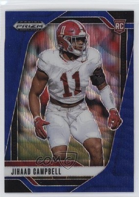 2025 Panini Prizm Draft Picks Blue Wave 78/299 Jihaad Campbell #3 Rookie RC 0xh3