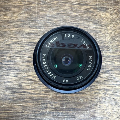 Gemini MC Auto Lens 1:2.8 f=28mm Lens Japan Made Serial No. 1069947 w/ Cap - Picture 2 of 5
