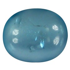 1.03 ct Oval Cabochon Shape 7 x 6 mm Brazilian Paraiba Blue Apatite Natural
