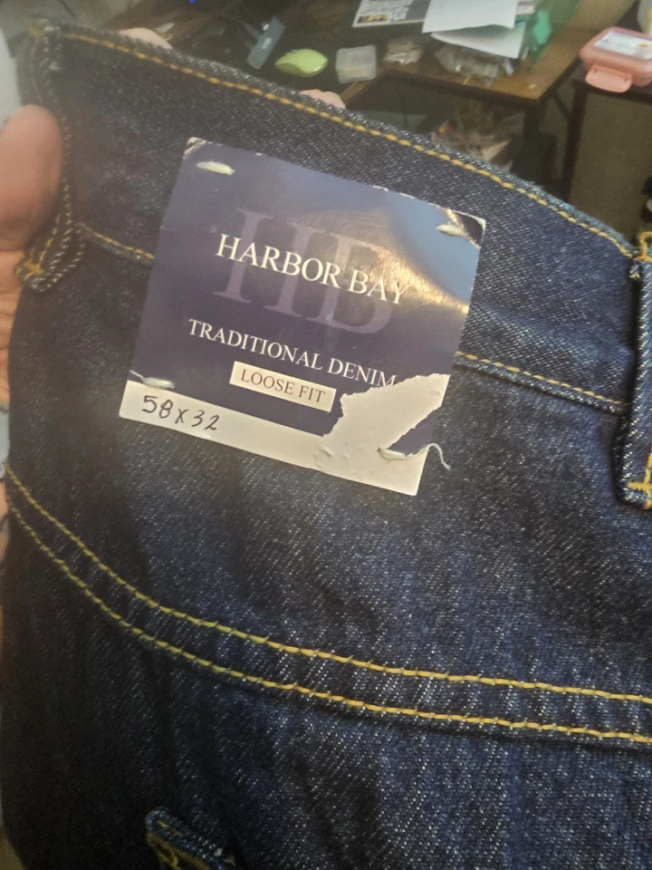 Harbor Bay Men's Jeans NWT 50 X 32 - Image 2 of 3