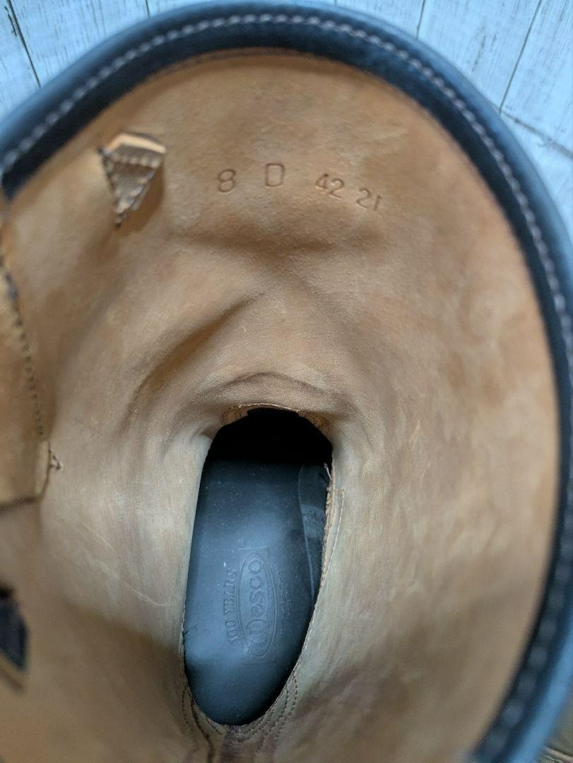 WESCO Mr Row Engineer Boots White's Jobmaster US 8 NEW image 8