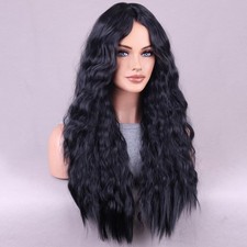 26inch Long Curly Wig Black Women Brazilian Hair Afro Wigs Wave Wigs Full Hair W