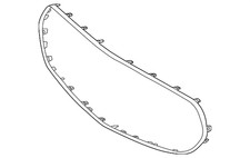Genuine Mercedes-Benz Grille Surround 206-888-47-00