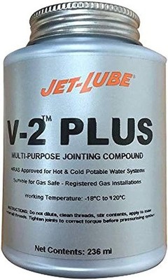 Jet-Lube V-2 Plus Mehrzweck Fugenmasse 236g Dichtungen Wasser & Gas Gewinde
